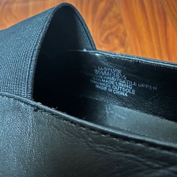 Lori Goldstein SZ 8.5 Sylvie Animal print Slide-on small platform Loafers - Picture 4 of 5